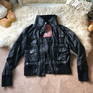 Leather vintage jacket